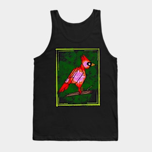 Origami cardinal Tank Top